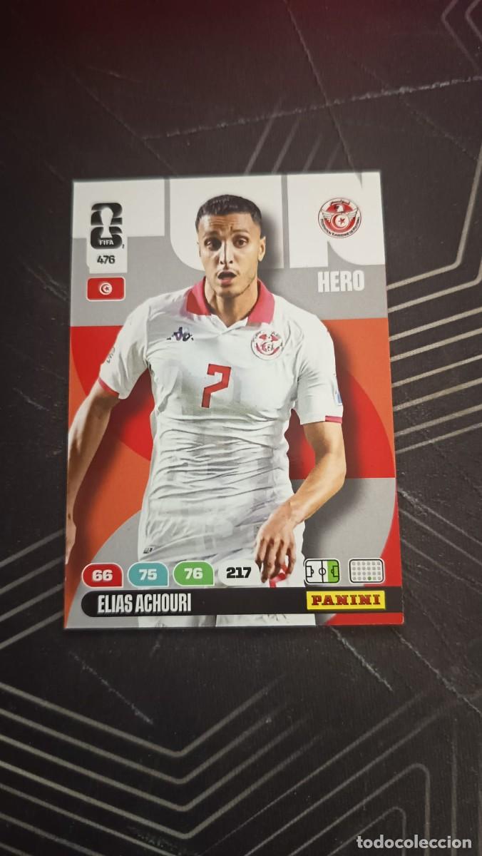 Cromos de F&uacute;tbol: 476 ELIAS ACHOURI, TUNEZ, ADRENALYN XL FIFA WORLD CUP 2026