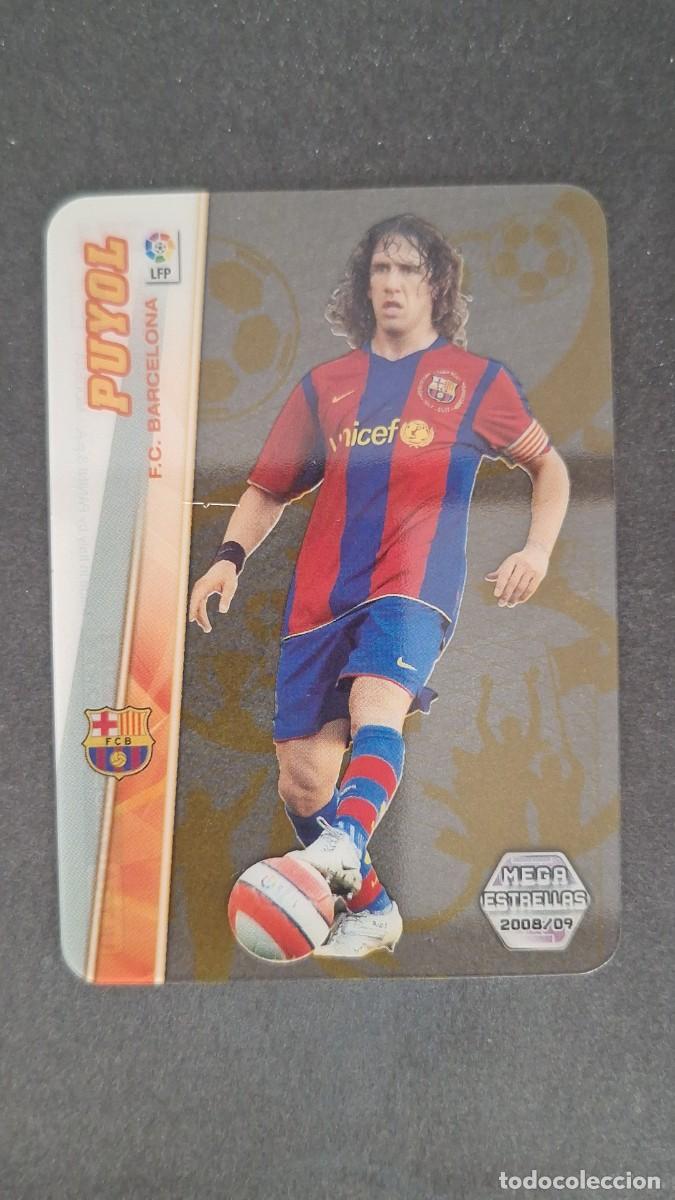 Cromos de F&uacute;tbol: L1 PUYOL F. C. BARCELONA MEGA ESTRELLAS 371 PANINI MEGACRACKS 2008 2009 08 09
