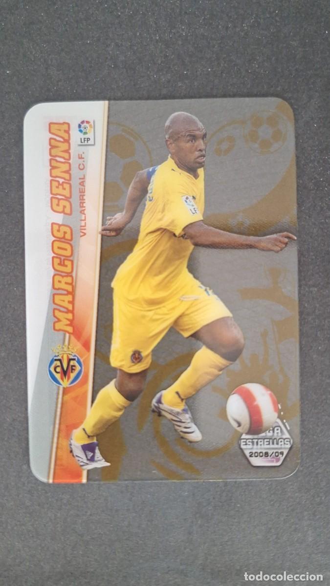 Cromos de F&uacute;tbol: L1 MARCOS SENNA VILLARREAL C. F. MEGA ESTRELLAS 375 PANINI MEGACRACKS 2008 2009 08 09