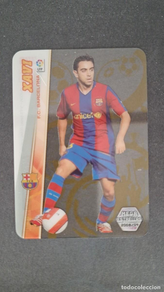 Cromos de F&uacute;tbol: L1 XAVI F. C. BARCELONA MEGA ESTRELLAS 376 PANINI MEGACRACKS 2008 2009 08 09