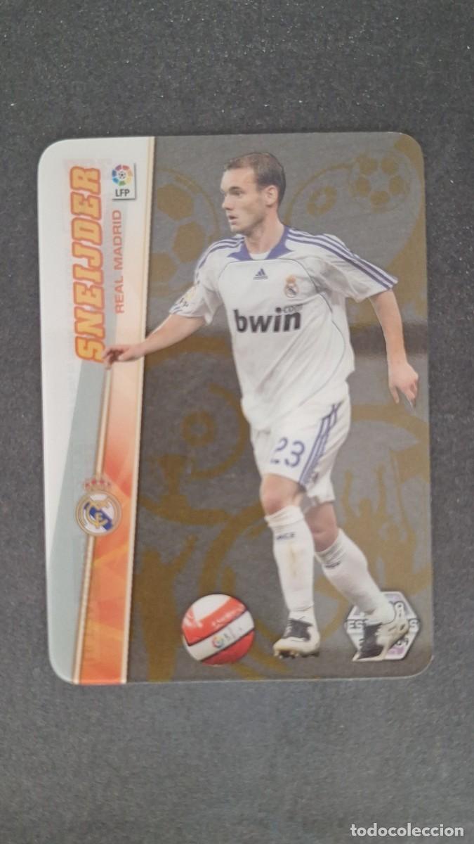 Cromos de F&uacute;tbol: L1 SNEIJDER REAL MADRID MEGA ESTRELLAS 377 PANINI MEGACRACKS 2008 2009 08 09