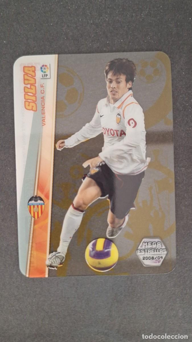 Cromos de F&uacute;tbol: L1 SILVA VALENCIA C. F. MEGA ESTRELLAS 380 PANINI MEGACRACKS 2008 2009 08 09