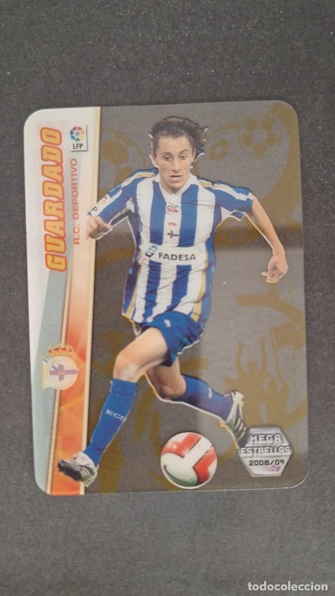 Cromos de F&uacute;tbol: L1 GUARDADO DEPORTIVO DE LA CORU&Ntilde;A MEGA ESTRELLAS 381 PANINI MEGACRACKS 2008 2009 08 09