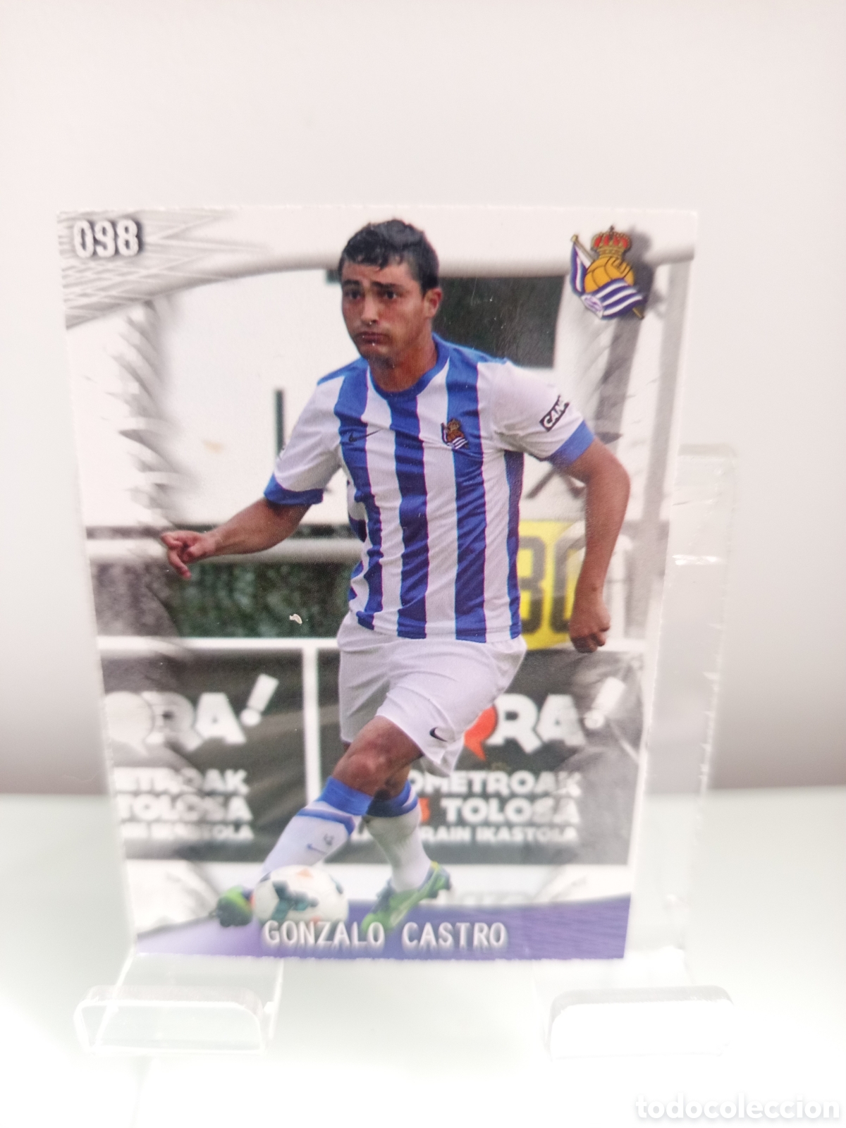 Cromos de f&uacute;tbol: ❇️ CROMO ⚽ GONZALO CASTRO REAL SOCIEDAD 98 FICHAS LIGA QUIZ GAME 2014 13 14 2013 2014 MUNDICROMO ❇️