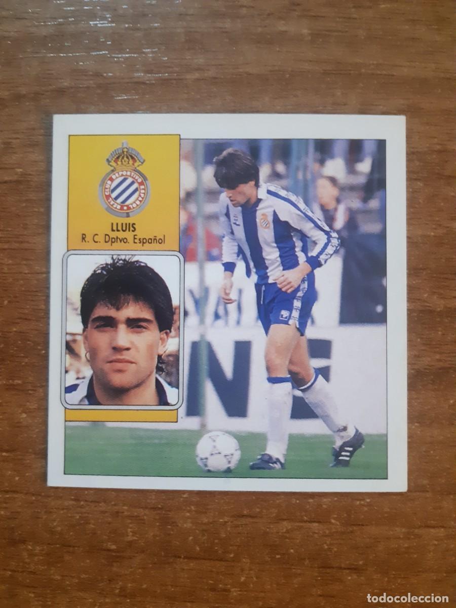 Cromos de Futebol: Llu&iacute;s (Espa&ntilde;ol) Liga 92-93 ESTE. Nunca pegado, sin pegar