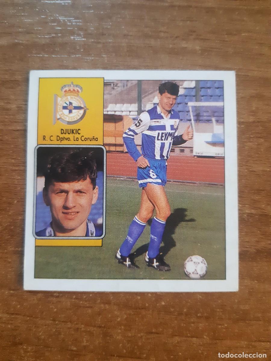 Cromos de Futebol: Djukic (Deportivo de La Coru&ntilde;a) Liga 92-93 ESTE. Nunca pegado, sin pegar