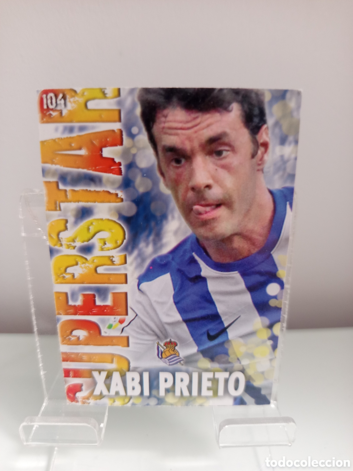 Cromos de Futebol: ❇️ CROMO ⚽ XABI PRIETO REAL SOCIEDAD 104 SUPERSTAR FICHAS LIGA QUIZ 2014 13 14 2013 MUNDICROMO ❇️