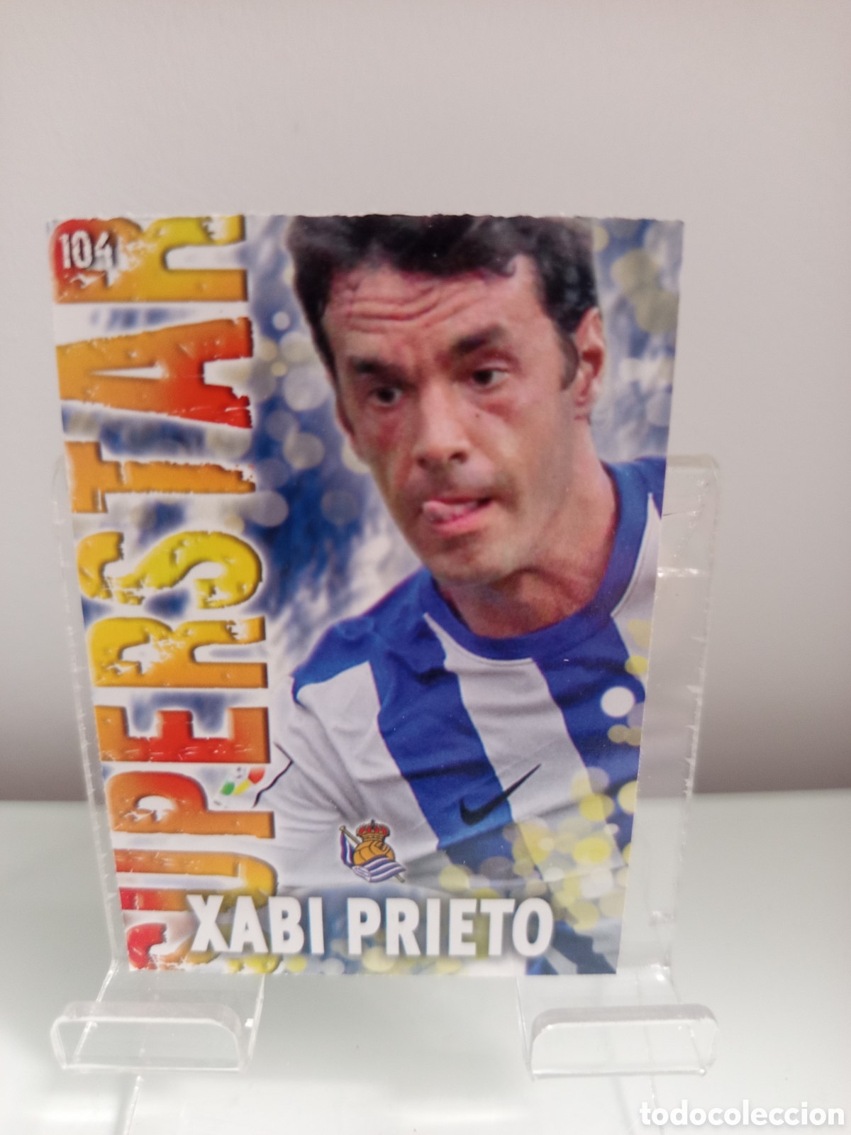 Cromos de Futebol: ❇️ CROMO ⚽ XABI PRIETO REAL SOCIEDAD 104 SUPERSTAR FICHAS LIGA QUIZ 2014 13 14 2013 MUNDICROMO ❇️