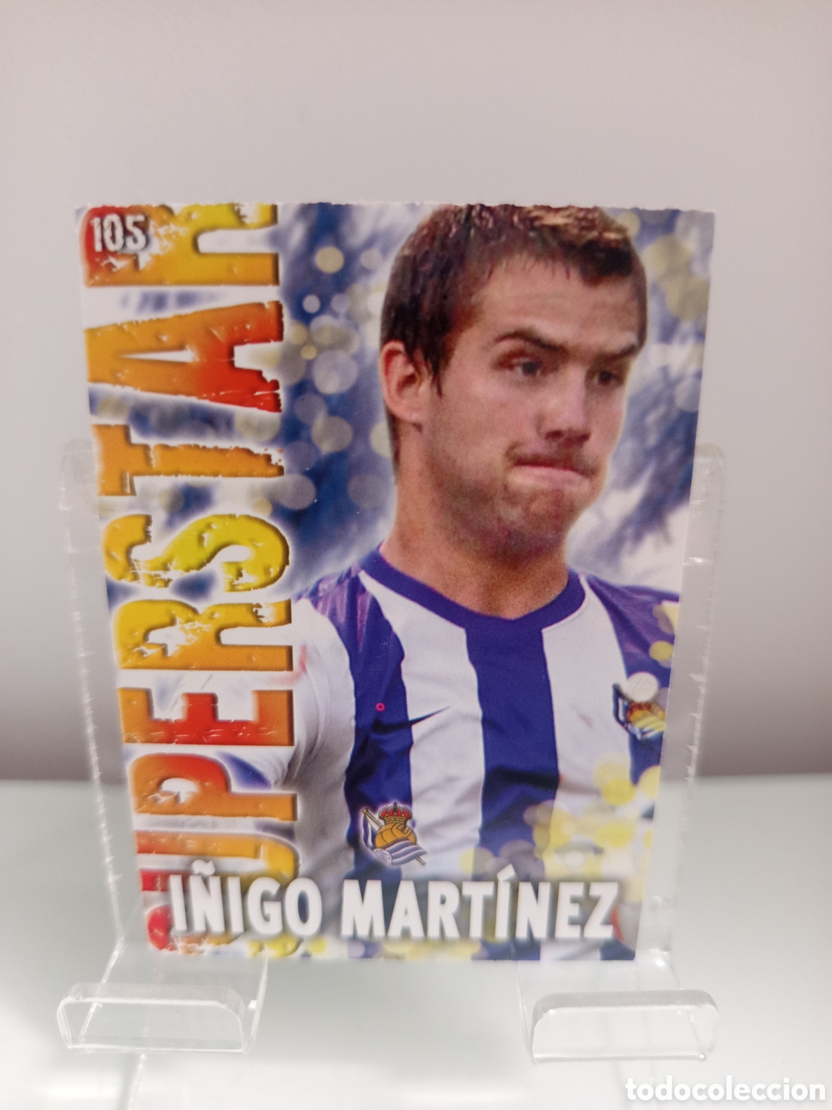 Cromos de Futebol: ❇️ CROMO ⚽ &Iacute;&Ntilde;IGO MARTINEZ REAL SOCIEDAD 105 SUPERSTAR FICHAS LIGA QUIZ 2014 13 14 2013 MUNDICROMO ❇️