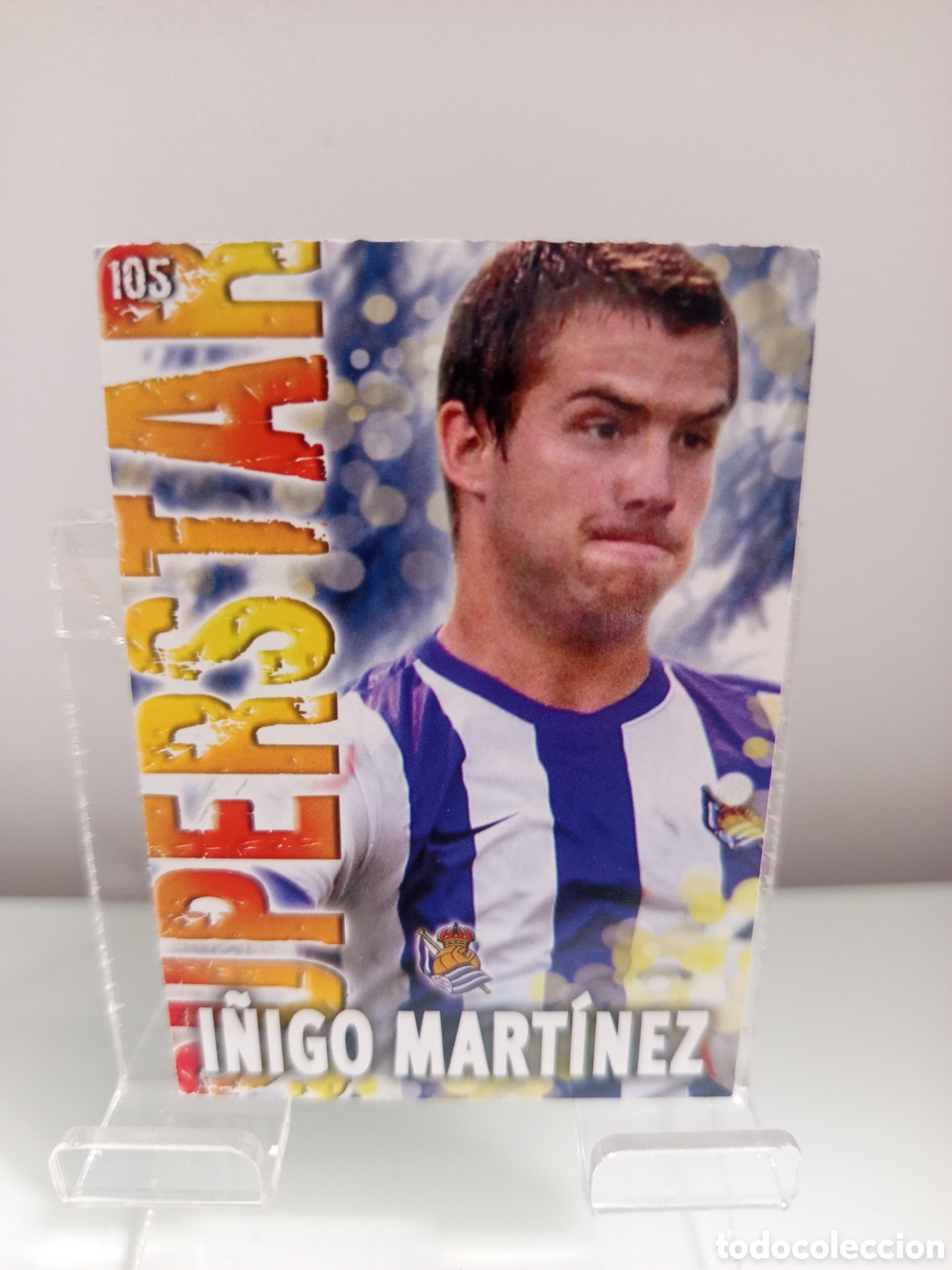 Cromos de Futebol: ❇️ CROMO ⚽ &Iacute;&Ntilde;IGO MARTINEZ REAL SOCIEDAD 105 SUPERSTAR FICHAS LIGA QUIZ 2014 13 14 2013 MUNDICROMO ❇️