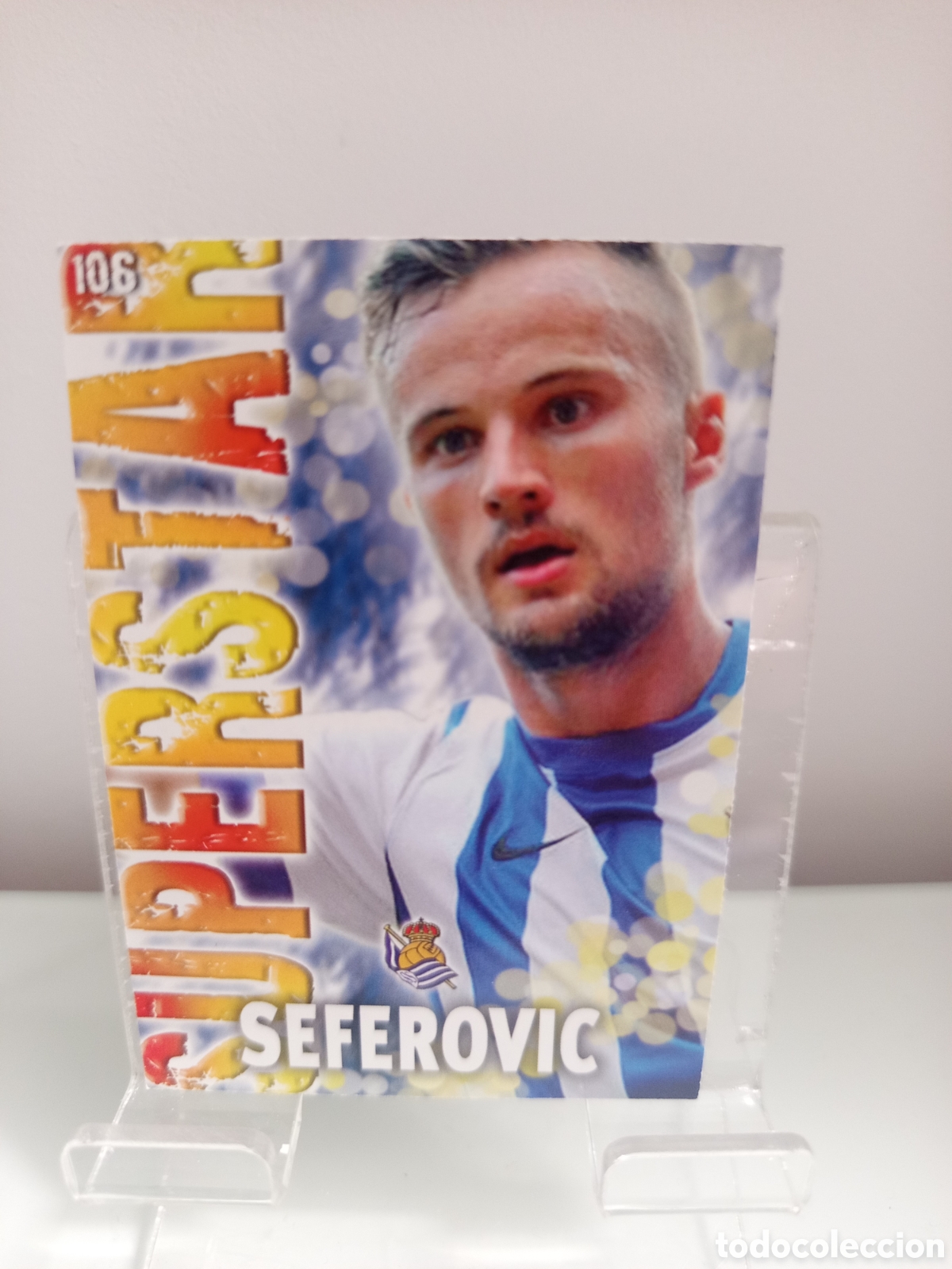 Cromos de F&uacute;tbol: ❇️ CROMO ⚽ SEFEROVIC REAL SOCIEDAD 106 SUPERSTAR FICHAS LIGA QUIZ 2014 13 14 2013 MUNDICROMO ❇️