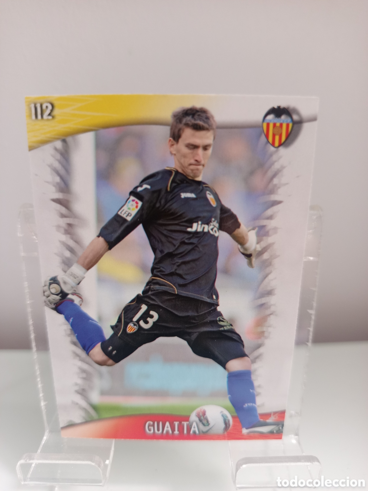 Cromos de F&uacute;tbol: ❇️ CROMO CARD ⚽ GUAITA VALENCIA 112 FICHAS LIGA QUIZ GAME 2014 13 14 2013 2014 MUNDICROMO ❇️