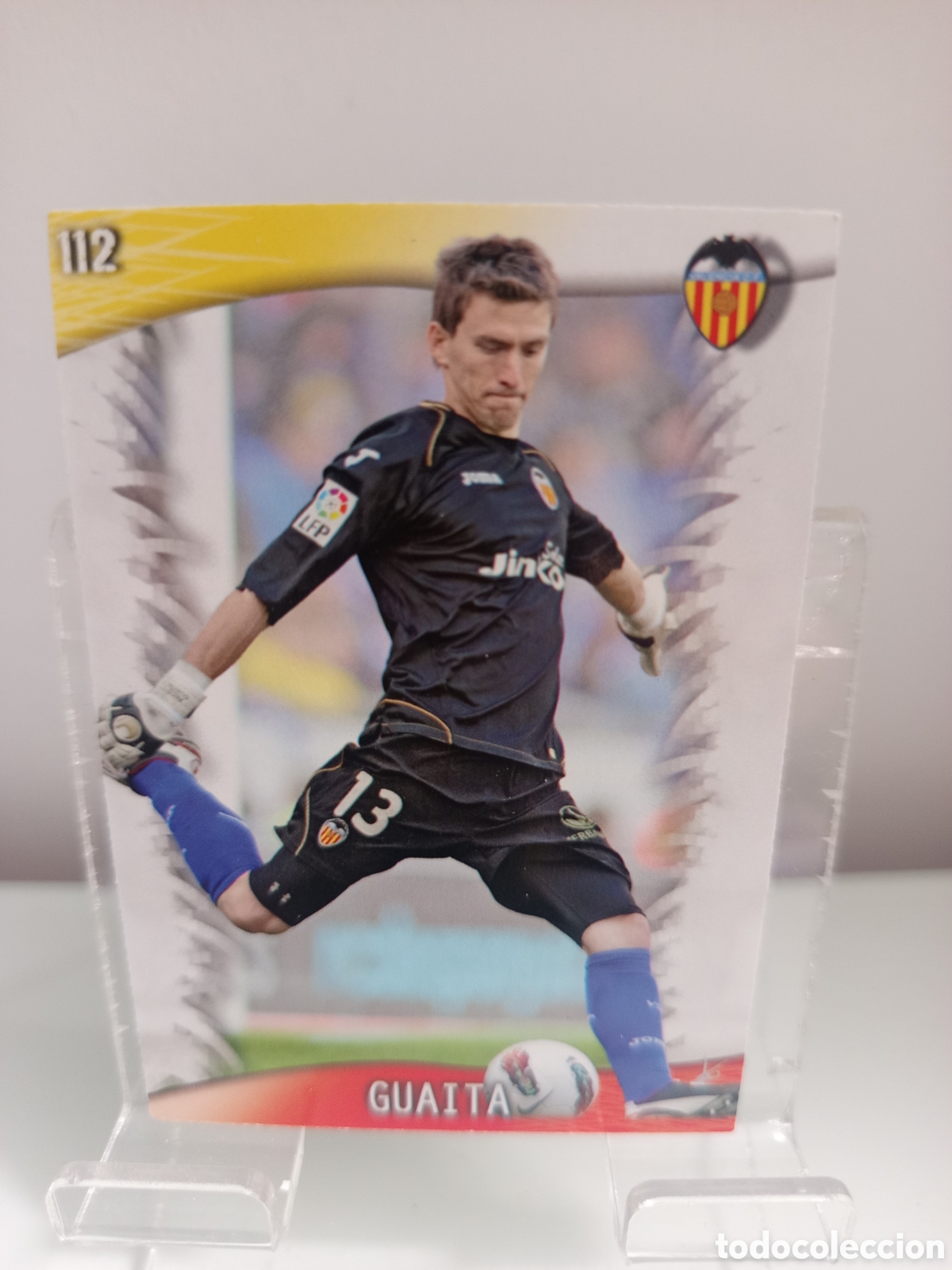 Cromos de F&uacute;tbol: ❇️ CROMO CARD ⚽ GUAITA VALENCIA 112 FICHAS LIGA QUIZ GAME 2014 13 14 2013 2014 MUNDICROMO ❇️