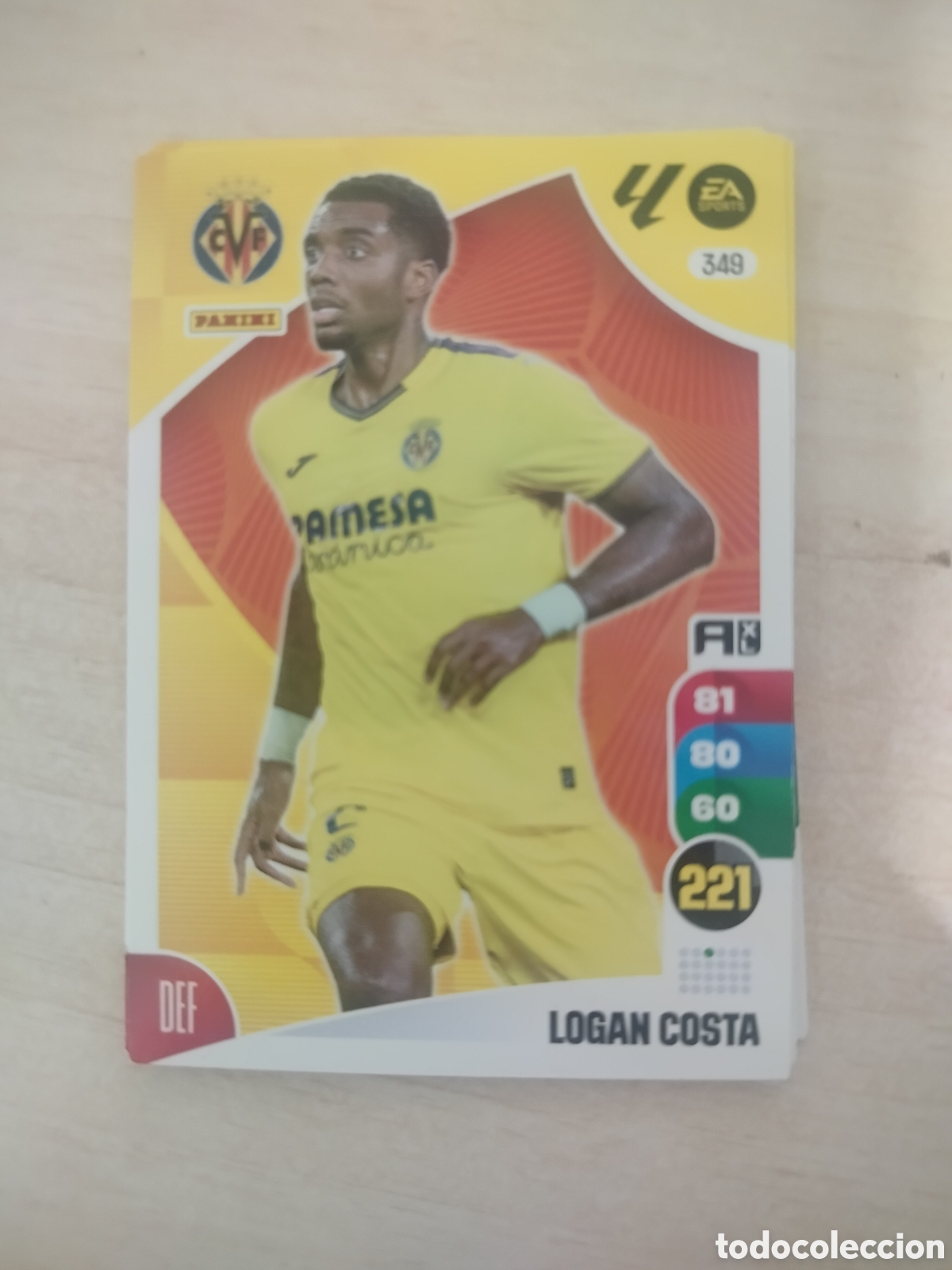 Cromos de F&uacute;tbol: LOGAN COSTA 349 ADRENALYN 2024 2025 24 25