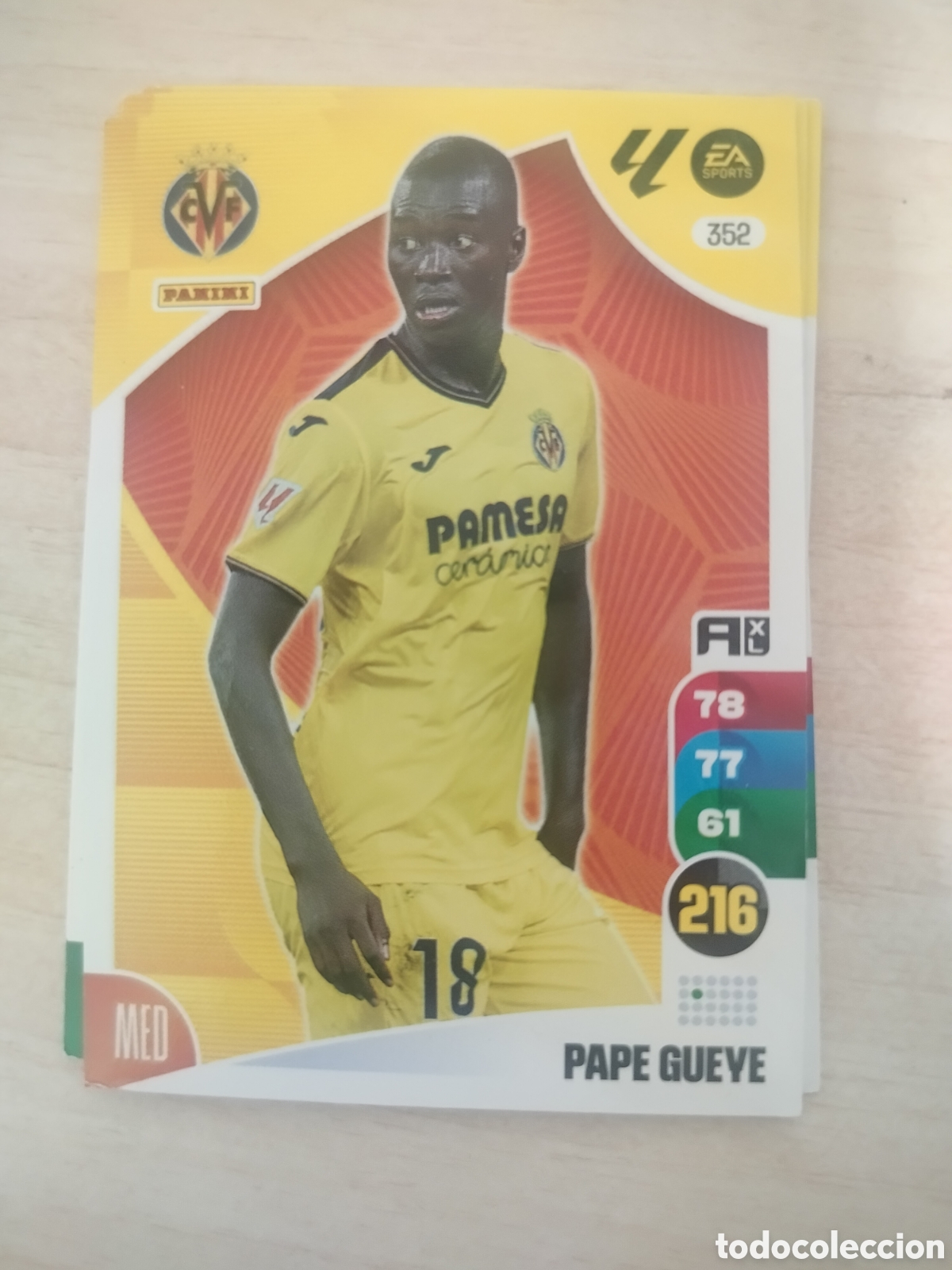 Cromos de F&uacute;tbol: PAPE GUEYE 352 ADRENALYN 2024 2025 24 25