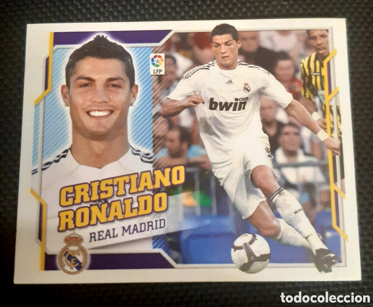 Cromos de F&uacute;tbol: Cromo Cristiano Ronaldo Liga Este 10-11