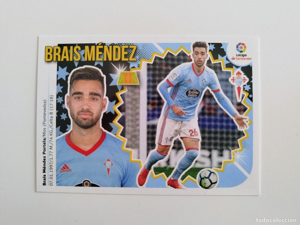 Cromos de F&uacute;tbol: Brais M&eacute;ndez 12B SIN PEGAR NUNCA PEGADO RC Celta Vigo Liga Ediciones Este 18 19 / 2018 2019