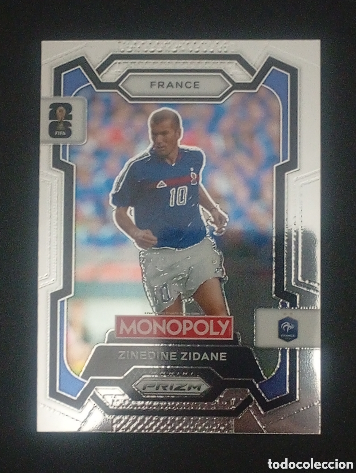 Cromos de Futebol: 9 Zinedine Zidane Selecci&oacute;n FRANCE MONOPOLY FIFA 2026 WORLD CUP MUNDIAL CROMO CARD TOPPS PANINI