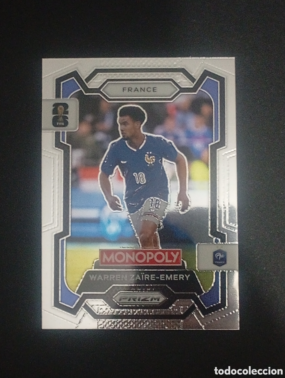 Cromos de Futebol: 11 Warren Za&iuml;re-Emery Selecci&oacute;n FRANCE MONOPOLY FIFA 2026 WORLD CUP MUNDIAL CROMO CARD TOPPS PANINI