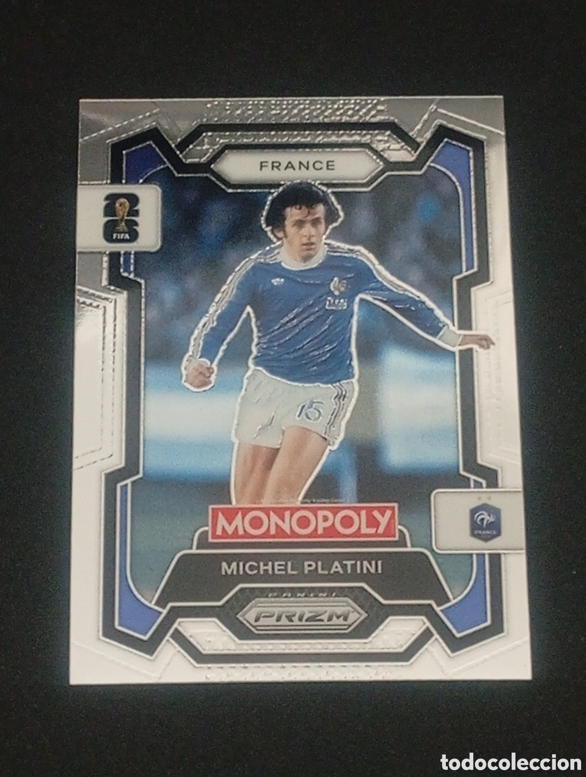 Cromos de Futebol: 13 Michel Platini Selecci&oacute;n FRANCE MONOPOLY FIFA 2026 WORLD CUP MUNDIAL CROMO CARD TOPPS PANINI