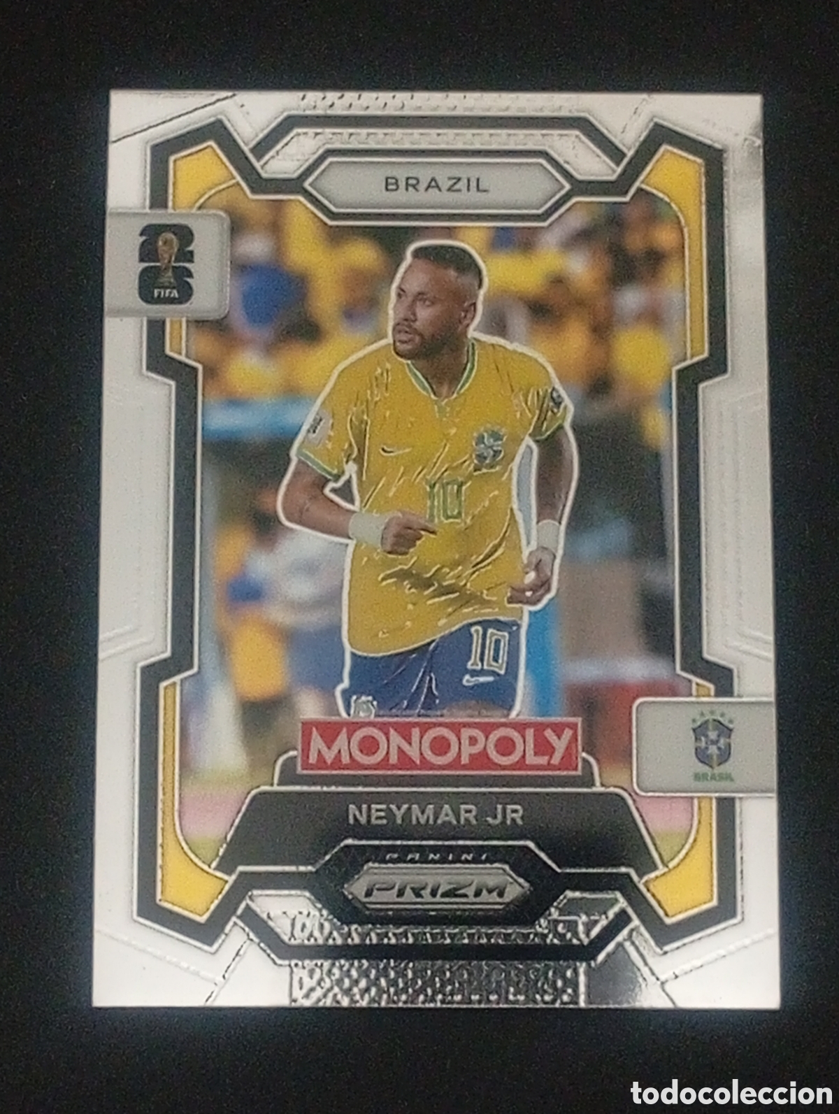 Fu&szlig;ball-Sticker: 15 NEYMAR Selecci&oacute;n BRASIL MONOPOLY FIFA 2026 WORLD CUP MUNDIAL CROMO CARD TOPPS PANINI