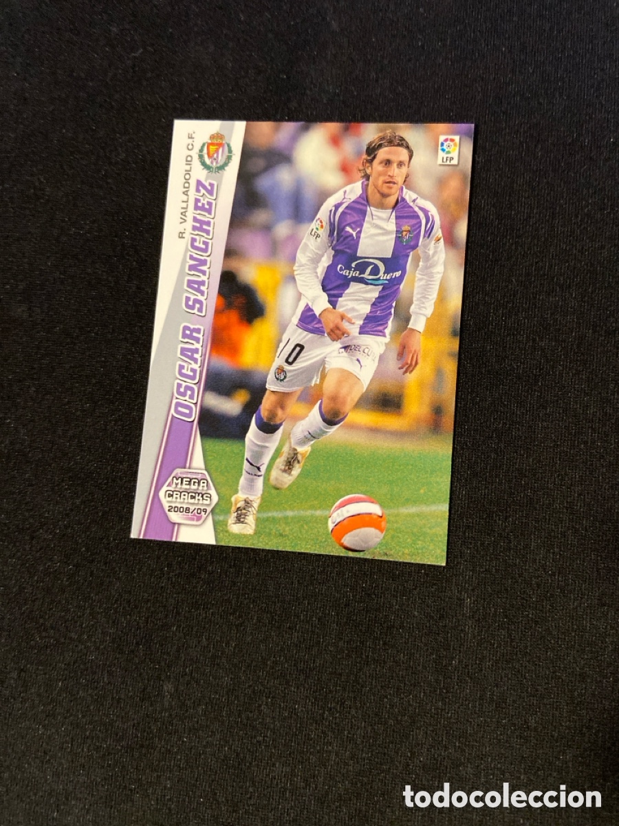 Figurine di Calcio: OSCAR S&Aacute;NCHEZ 332 (VALLADOLID) PANINI MEGACRACKS 2008-2009 08 09 CROMO CARTA M-5