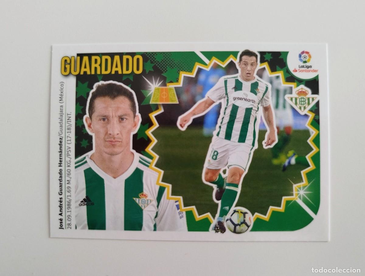 Cromos de F&uacute;tbol: Guardado 9 SIN PEGAR NUNCA PEGADO Real Betis Liga Ediciones Este 18 19 / 2018 2019