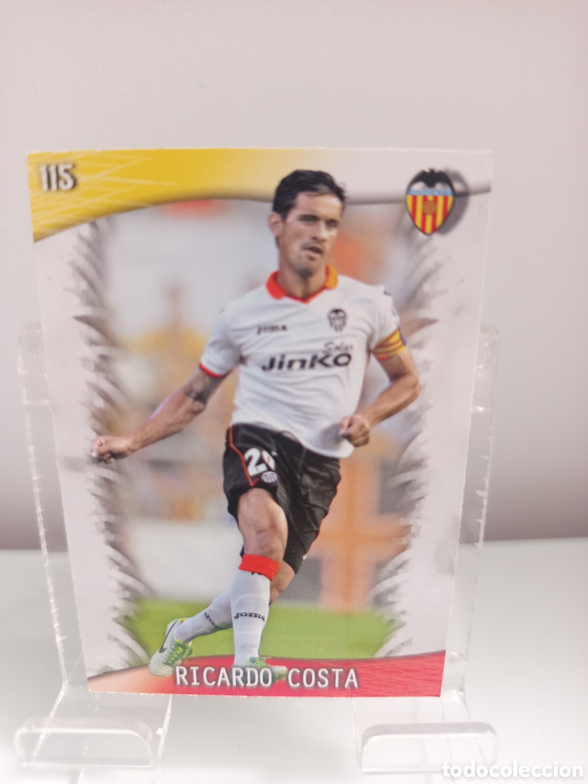Cromos de F&uacute;tbol: ❇️ CROMO CARD ⚽ RICARDO COSTA VALENCIA 115 FICHAS LIGA QUIZ GAME 2014 13 14 2013 2014 MUNDICROMO ❇️