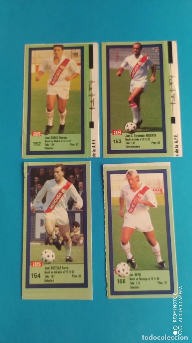 Cromos de F&uacute;tbol: RAYO VALLECANO 154 BOTELLA ASES DE LIGA 1989 1990- 89 90 SIN PEGAR -N2