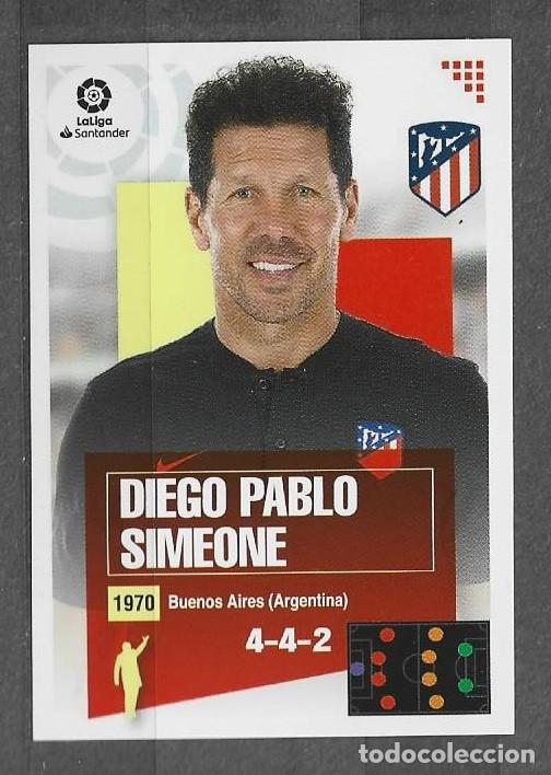 Cromos de Futebol: Liga Este 20/21 - Simeone - N&ordm; 1 - Atl&eacute;tico de Madrid