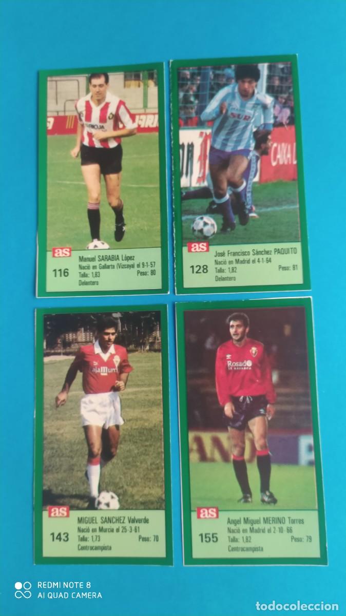 Figurine di Calcio: LOGRO&Ntilde;ES 116 SARABIA ASES DE LIGA 1988 1989 -88 89 SIN PEGAR -N2