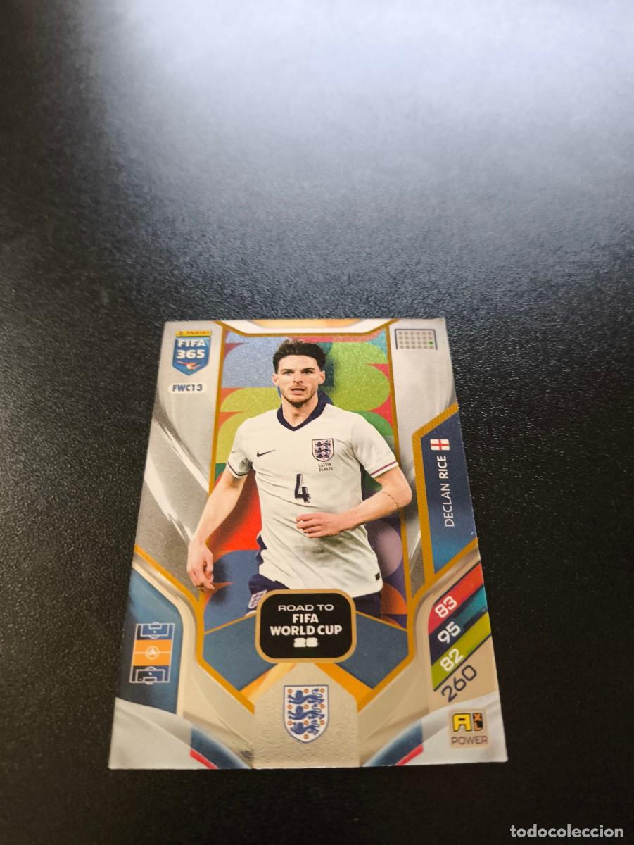 Cromos de F&uacute;tbol: FWC13 Declan Rice INGLATERRA ROAD TO WORLD CUP PANINI ADRENALYN FIFA 365 2025 2026 NO LIGA ESTE