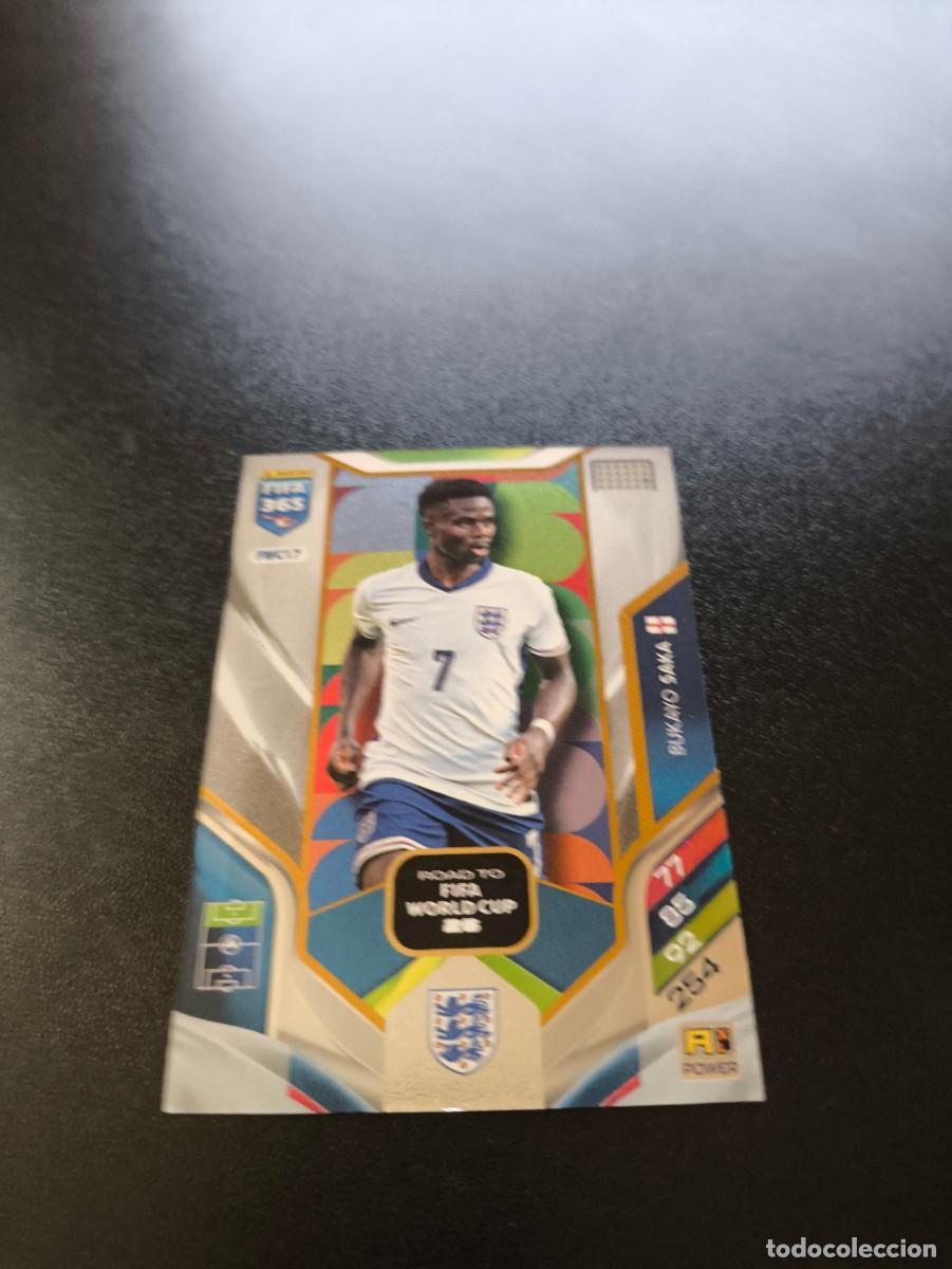 Cromos de F&uacute;tbol: FWC17 Bukayo Saka INGLATERRA ROAD TO WORLD CUP PANINI ADRENALYN FIFA 365 2025 2026 NO LIGA ESTE