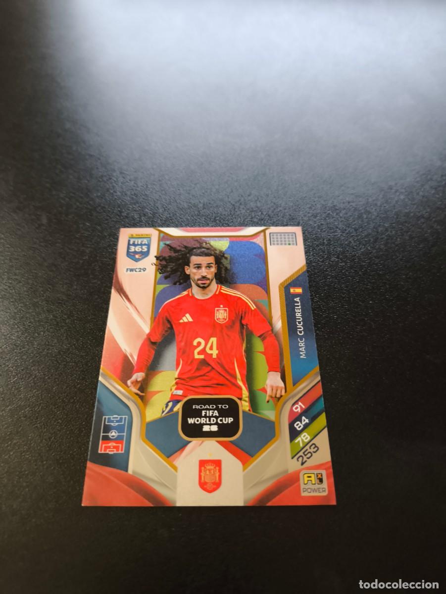 Cromos de F&uacute;tbol: FWC29 Cucurella ESPA&Ntilde;A REAL MADRID ROAD WORLD CUP PANINI ADRENALYN FIFA 365 2025 2026 NO LIGA ESTE