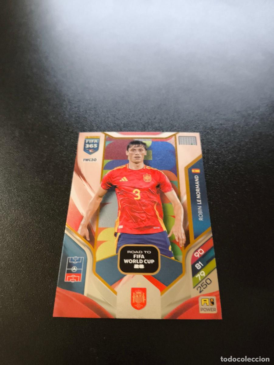 Cromos de F&uacute;tbol: FWC30 Le Normand ATLETICO ESPA&Ntilde;A ROAD WORLD CUP PANINI ADRENALYN FIFA 365 2025 2026 NO LIGA ESTE