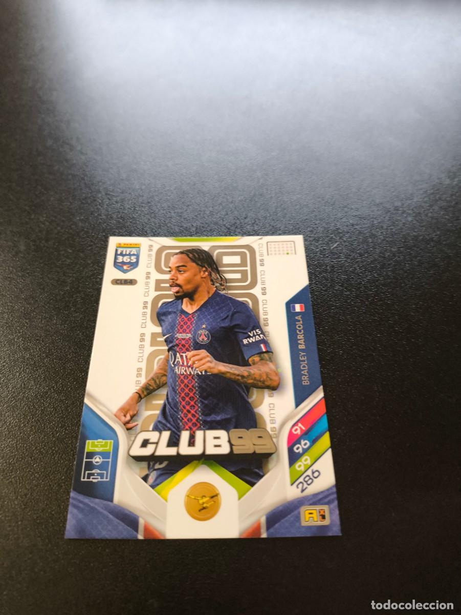 Figurine di Calcio: CLB4 Bradley Barcola PSG PARIS SAINT GERMAIN CLUB 99 PANINI ADRENALYN FIFA 365 2025 2026 N LIGA ESTE