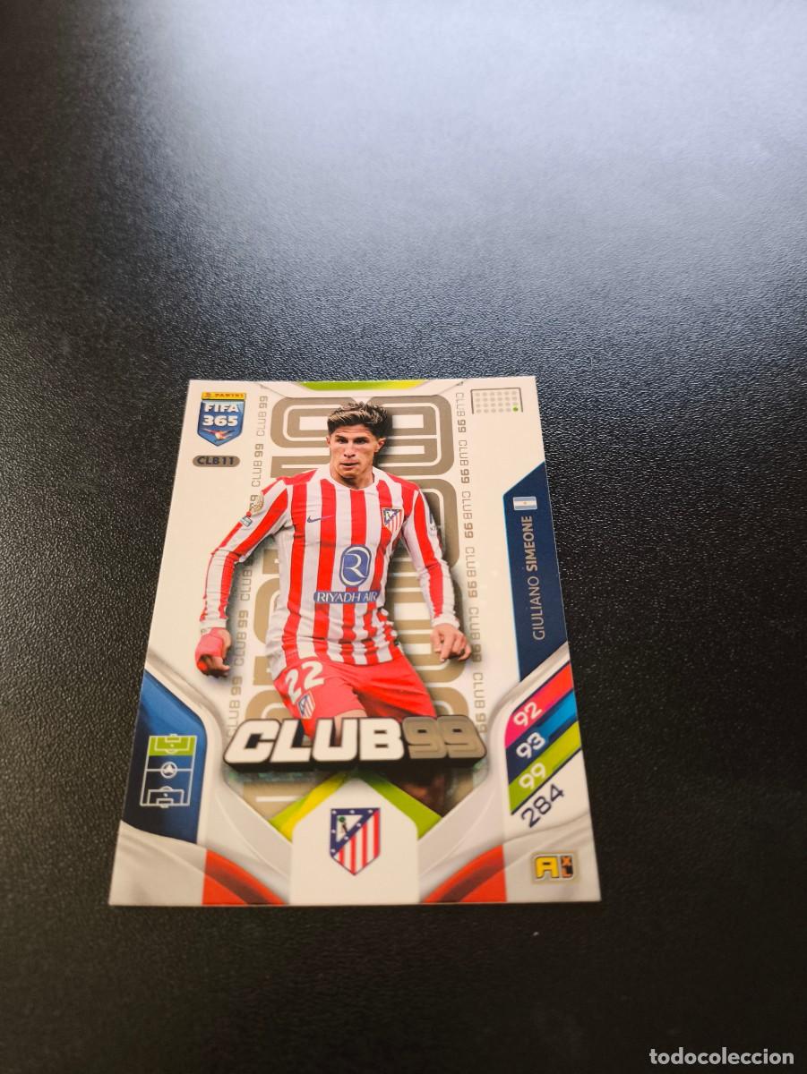 Cromos de F&uacute;tbol: CLB11 Giuliano Simeone ATLETICO DE MADRID CLUB 99 PANINI ADRENALYN FIFA 365 2025 2026 NO LIGA ESTE