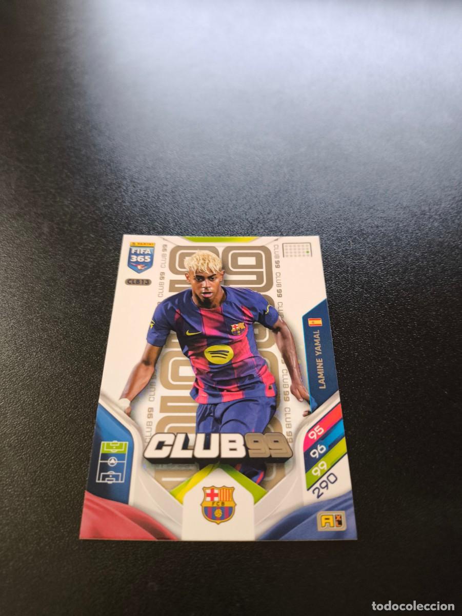 Cromos de F&uacute;tbol: CLB13 Lamine Yamal BARCELONA CLUB 99 PANINI ADRENALYN FIFA 365 2025 2026 NO LIGA ESTE