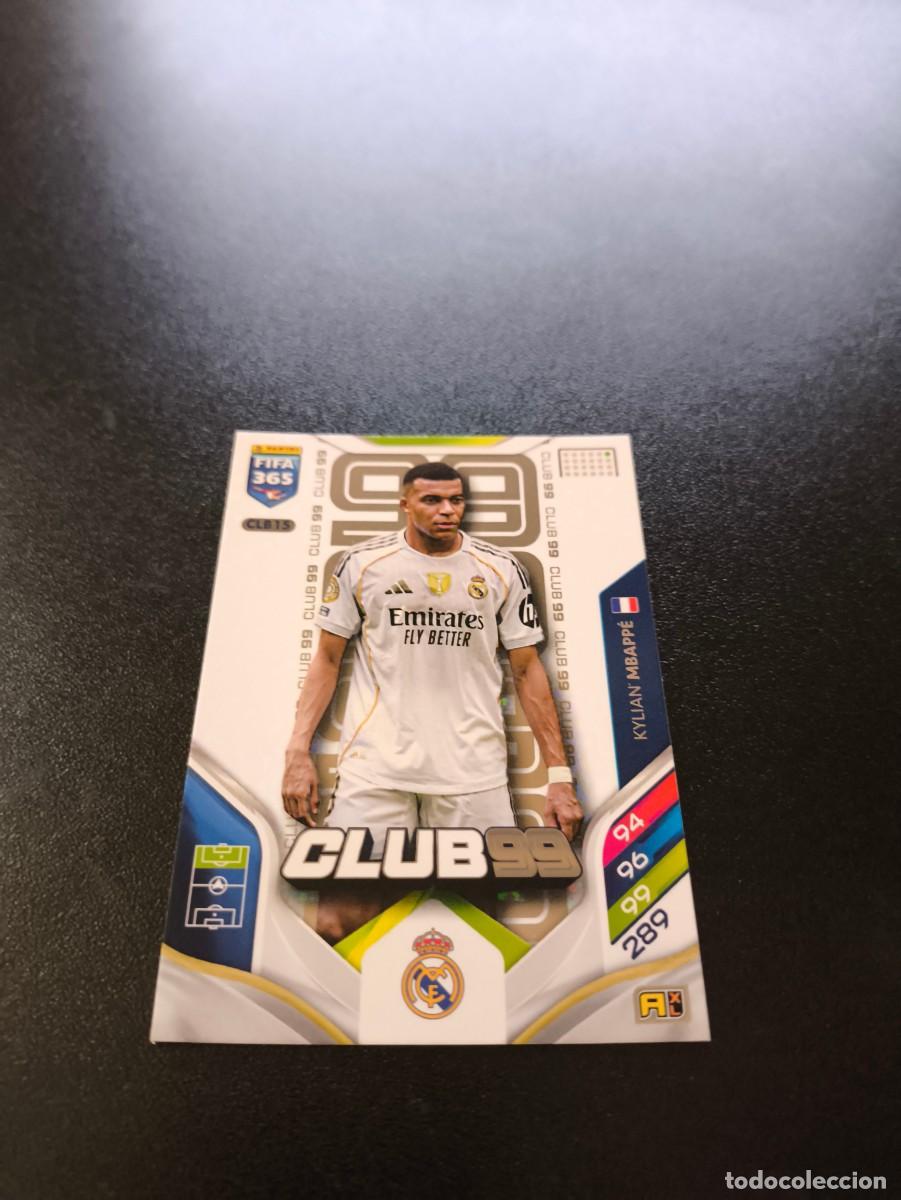 Cromos de F&uacute;tbol: CLB15 Kylian Mbapp&eacute; REAL MADRID CLUB 99 PANINI ADRENALYN FIFA 365 2025 2026 NO LIGA ESTE