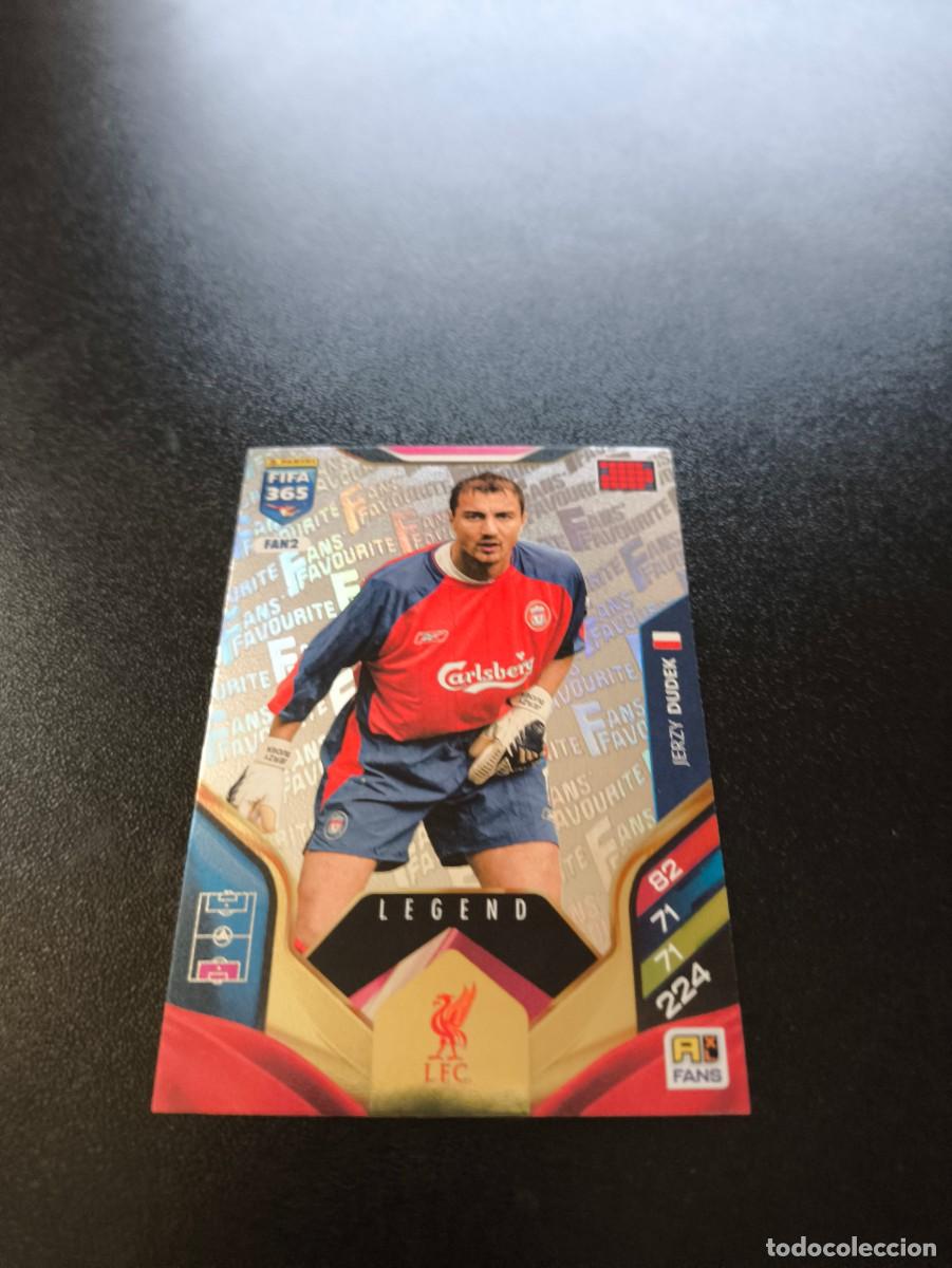 Cromos de F&uacute;tbol: FAN2 Jerzy Dudek PLATA LIVERPOOL FANS FAVOURITE PANINI ADRENALYN FIFA 365 2025 2026 NO LIGA ESTE