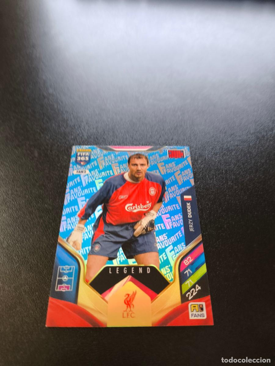 Cromos de F&uacute;tbol: FAN2 Jerzy Dudek AZUL BLUE LIVERPOOL FANS FAVOURITE PANINI ADRENALYN FIFA 365 2025 2026 NO LIGA ESTE