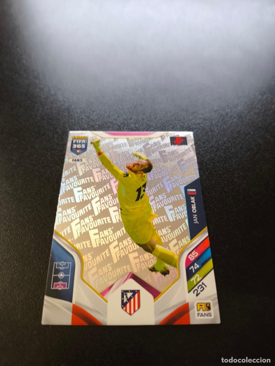 Cromos de F&uacute;tbol: FAN5 Jan Oblak ATLETICO DE MADRID PLATA FANS FAVOURITE PANINI ADRENALYN FIFA 365 2025 2026 NO LIGA