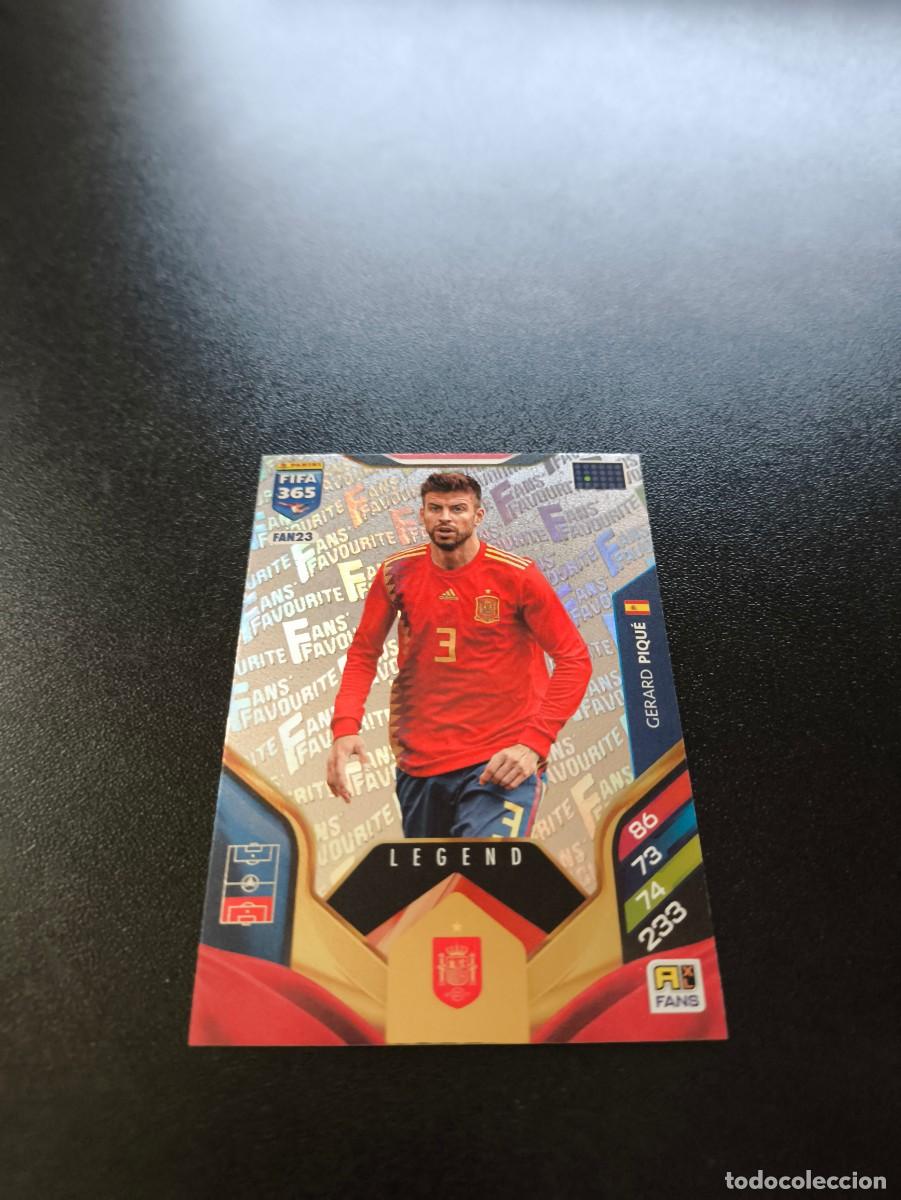Cromos de F&uacute;tbol: FAN23 Gerard Piqu&eacute; ESPA&Ntilde;A PLATA BARCELO FANS FAVOURITE PANINI ADRENALYN FIFA 365 2025 2026 LIGA ESTE