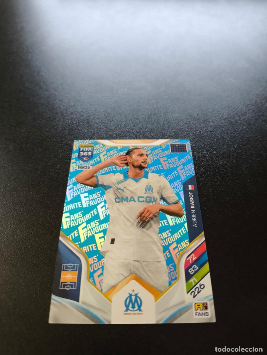 Cromos de F&uacute;tbol: FAN26 Adrien Rabiot BLUE AZUL MARSELLA FANS FAVOURITE PANINI ADRENALYN FIFA 365 2025 2026 LIGA ESTE
