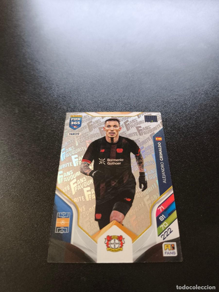 Cromos de F&uacute;tbol: FAN29 Alejandro Grimaldo PLATA LEVERKUSEN FANS FAVOURITE PANINI ADRENALYN FIFA 365 2025 2026 LIGA