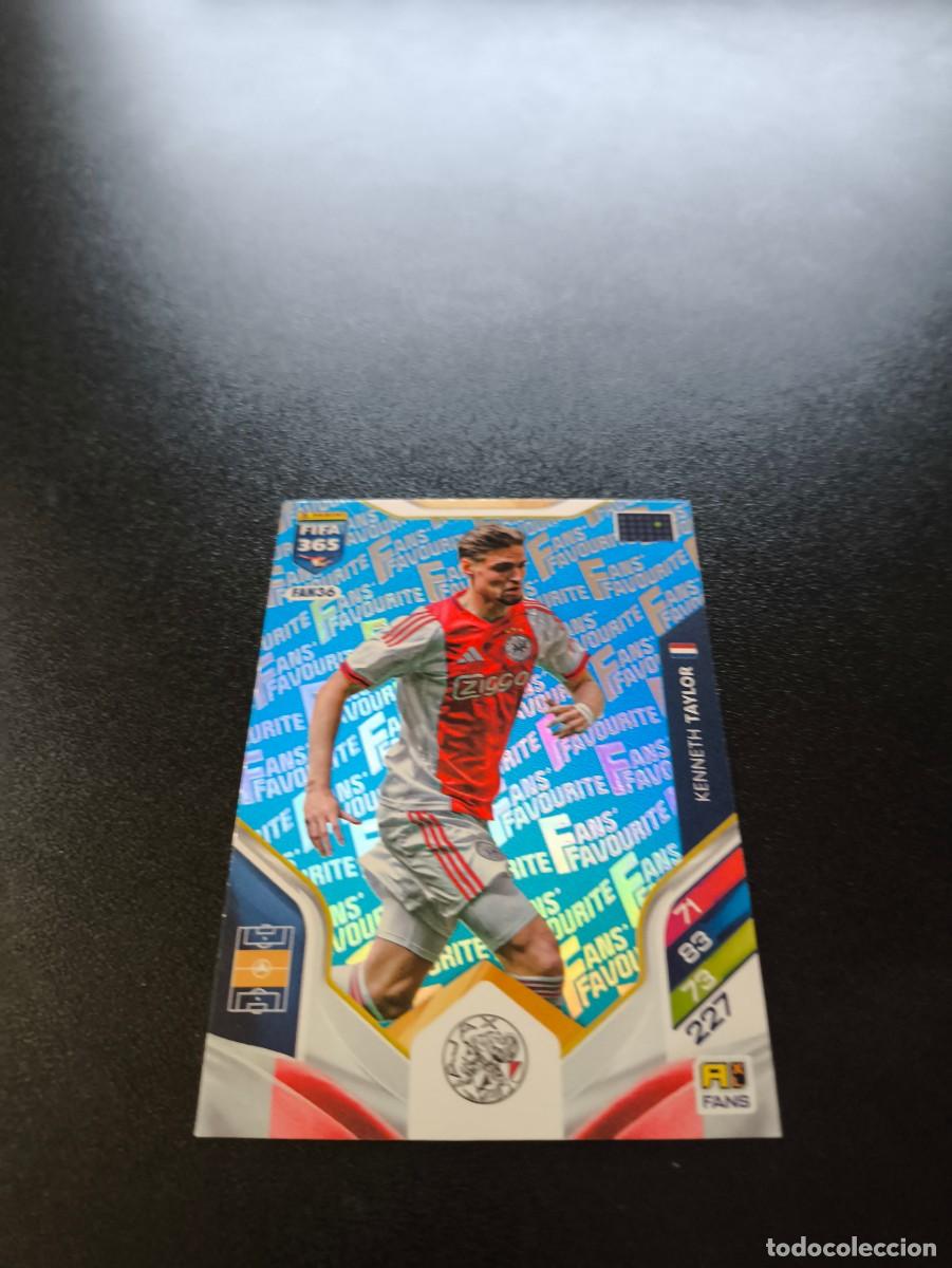 Cromos de F&uacute;tbol: FAN36 Kenneth Taylor BLUE AZUL AJAX FANS FAVOURITE PANINI ADRENALYN FIFA 365 2025 2026 LIGA