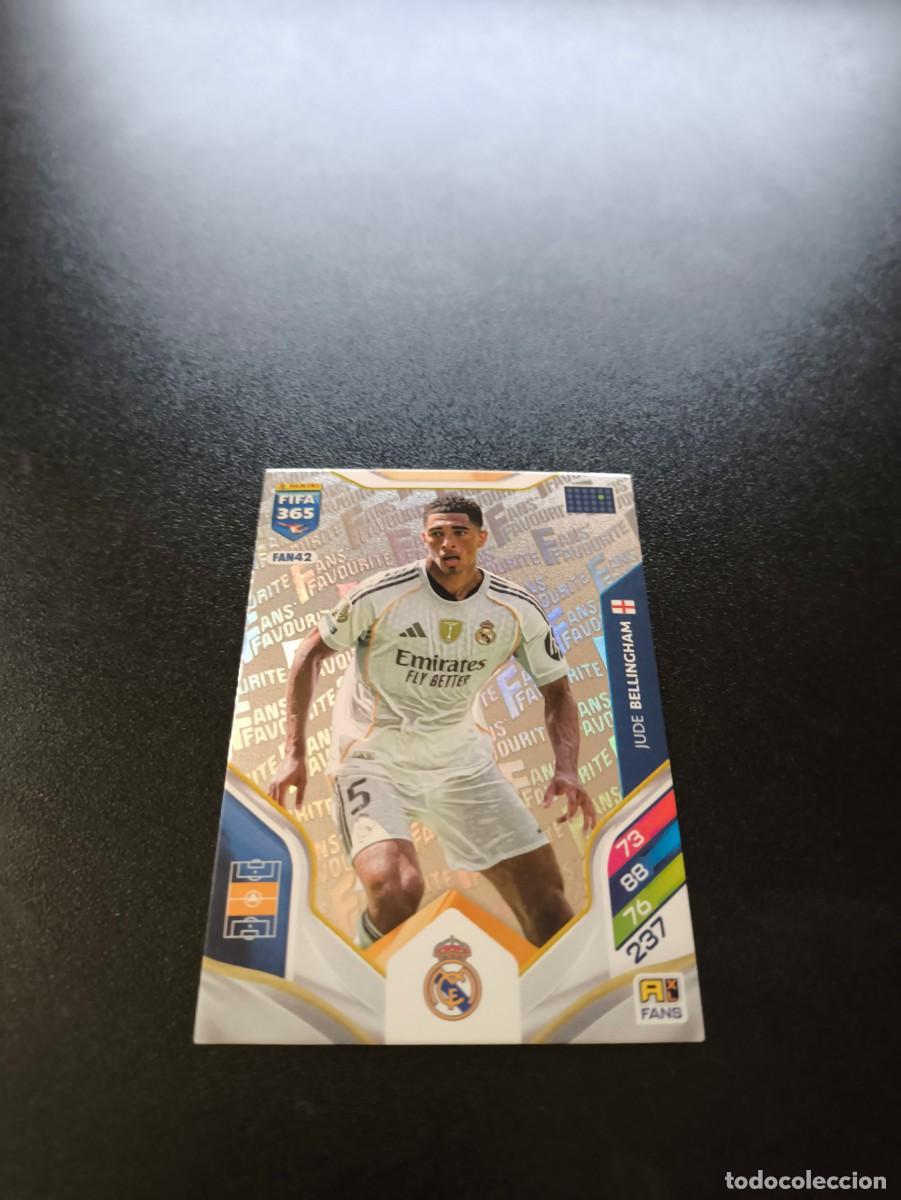 Cromos de F&uacute;tbol: FAN42 Jude Bellingham REAL MADRID PLATA FANS FAVOURITE PANINI ADRENALYN FIFA 365 2025 2026 LIGA