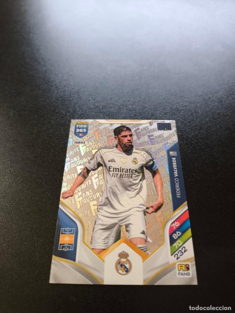 Fu&szlig;ball-Sticker: FAN45 Federico Valverde REAL MADRID PLATA FANS FAVOURITE PANINI ADRENALYN FIFA 365 2025 2026 LIGA
