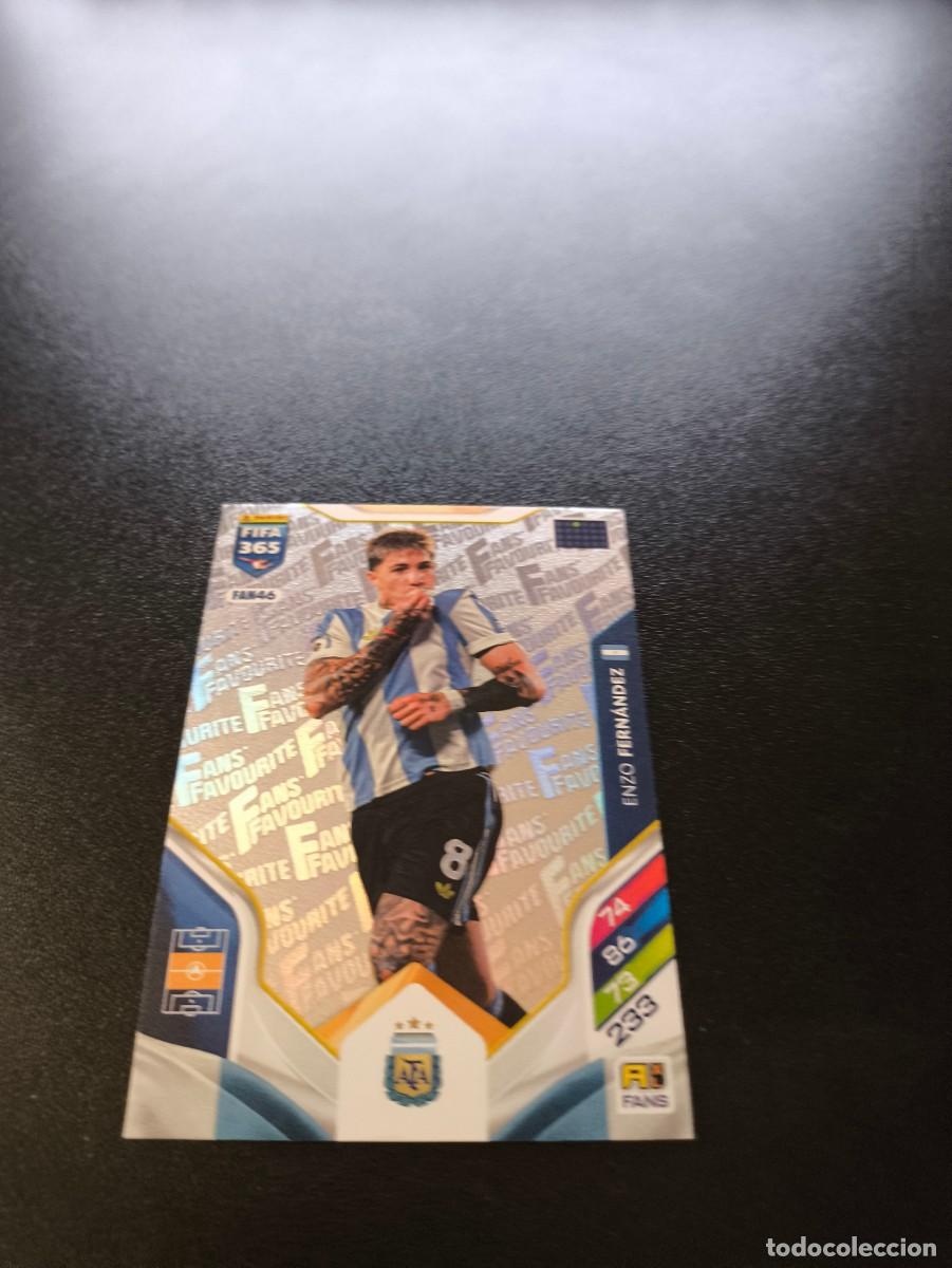 Cromos de F&uacute;tbol: FAN46 Enzo Fern&aacute;ndez ARGENTINA PLATA FANS FAVOURITE PANINI ADRENALYN FIFA 365 2025 2026 LIGA