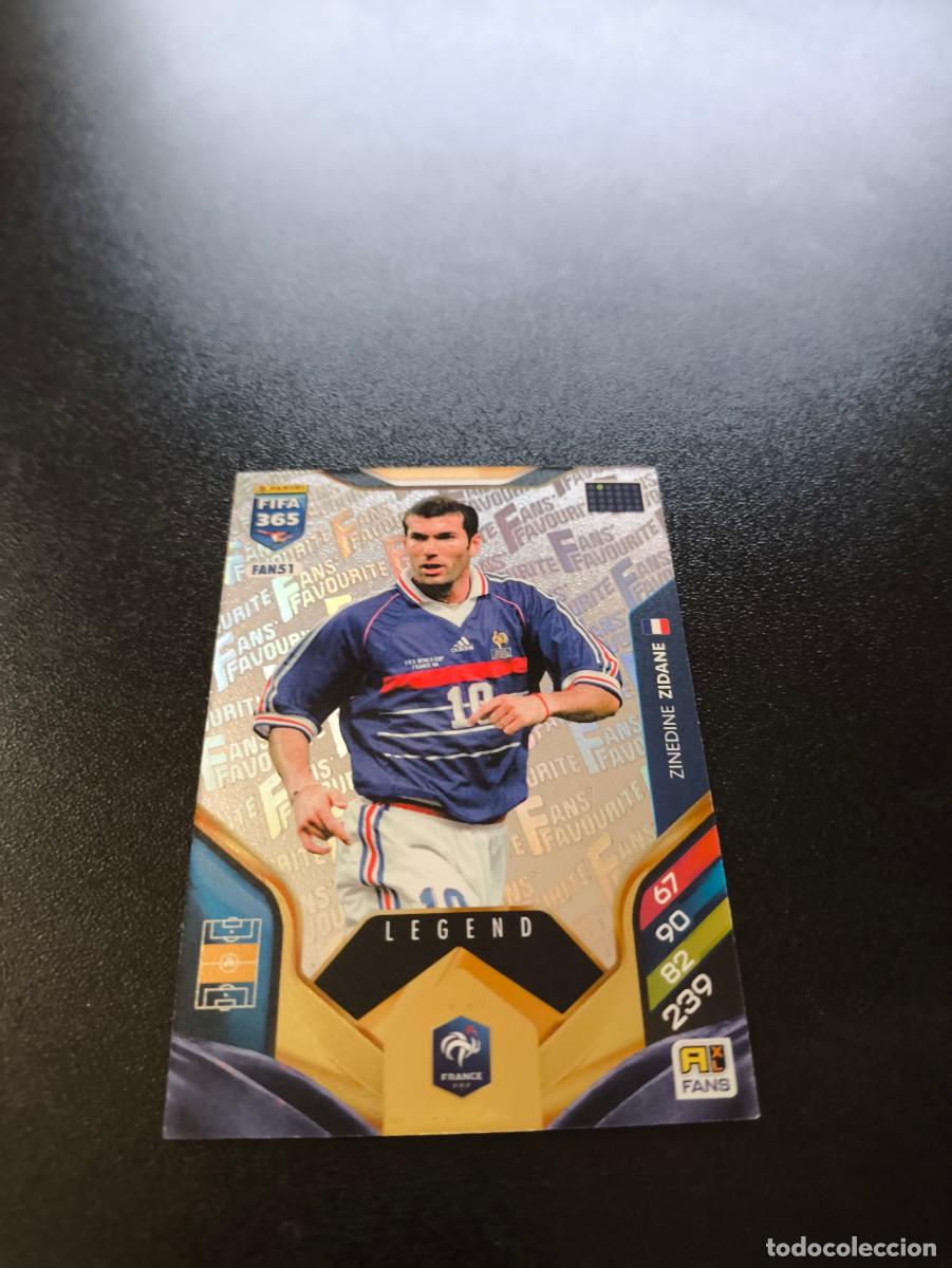 Cromos de F&uacute;tbol: FAN51 Zinedine Zidane FRANCIA PLATA FANS FAVOURITE PANINI ADRENALYN FIFA 365 2025 2026 LIGA